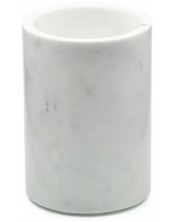 Θήκη για οδοντόβουρτσα Wenko - Onyx, 7 х 12.5 cm, λευκό μάρμαρο -1