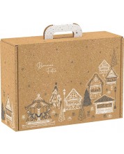 Κουτί δώρου Giftpack Bonnes Fêtes - Κραφτ, 34.2 cm