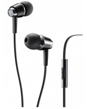 Ακουστικά με μικρόφωνο AQL - POP, μαύρα -1