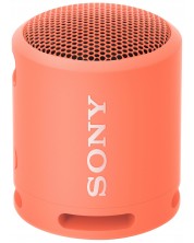 Φορητό ηχείο Sony - SRS-XB13, αδιάβροχο, πορτοκαλί -1