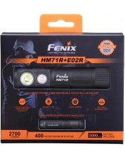 Σετ δώρου Fenix - Φακός Κεφαλής HM71R και φακό E02R -1