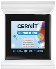 Πολυμερικός Πηλός Cernit №1 - μαύρο, 250 g