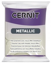 Πολυμερικός Πηλός Cernit Metallic - Μωβ, 56 g