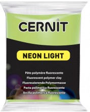 Πολυμερικός Πηλός Cernit Neon Light - Πράσινο, 56 g -1