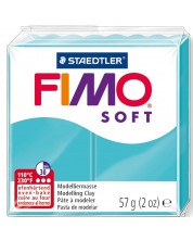 Πηλός πολυμερής Staedtler Fimo Soft - Μέντα μπλε, 57 γρ