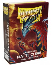 Προστατευτικά καρτών Dragon Shield Sleeves - Small Matte Clear Outer (60 τεμ.)