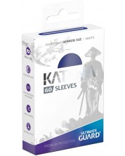 Προστατευτικά καρτών Ultimate Guard Katana Sleeves Japanese Size - Blue (60 τεμ.)