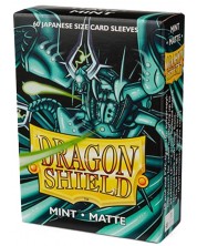 Προστατευτικά καρτών Dragon Shield Sleeves - Small Matte Mint (60 τεμ.) -1