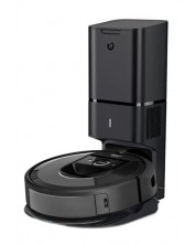 Ηλεκτρική σκούπα ρομπότ iRobot - Roomba i8+ Combo, μαύρη -1