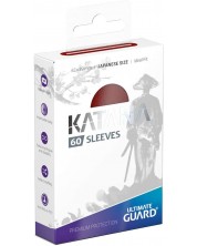 Προστατευτικά καρτών Ultimate Guard Katana Sleeves Japanese Size - Red (60 τεμ.) -1