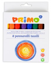Μαρκαδόροι υφασμάτων Primo -8 χρώματα