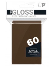 Προστατευτικά καρτών Ultra Pro - PRO-Gloss Small Size, Brown (60 τεμ.)