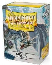 Προστατευτικά καρτών Dragon Shield Classic Sleeves - Silver (100 τεμ.) -1