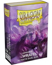 Προστατευτικά καρτών Dragon Shield Dual Sleeves - Small Matte Wraith (60 τεμ.)