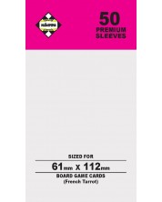 Προστατευτικά καρτών Kaissa Premium Sleeves 61 x 112 mm (French Tarot) -50 τεμ.