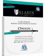 Προστατευτικά καρτών Paladin - Owain 80 x 80 (55 τεμ.) -1