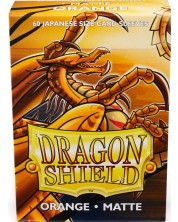Προστατευτικά καρτών Dragon Shield Sleeves - Small Matte Orange (60 τεμ.) -1