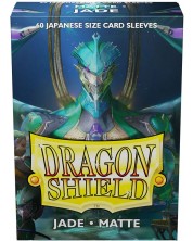 Προστατευτικά καρτών Dragon Shield Sleeves - Small Matte Jade (60 τεμ.)