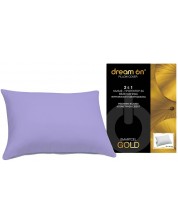 Προστατευτικό μαξιλαριού Dream On - Smartcel Gold, 50 х 70 cm, μωβ -1