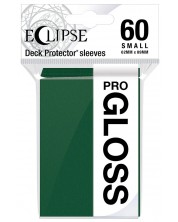 Προστατευτικά καρτών  Ultra Pro - Eclipse Gloss Small Size, Forest Green (60 τεμ.)