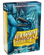 Προστατευτικά καρτών Dragon Shield Sleeves - Small Matte Petrol (60 τεμ.)