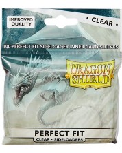 Προστατευτικά καρτών Dragon Shield Perfect Fit Sideloaders Sleeves - Clear (100 τεμ.)