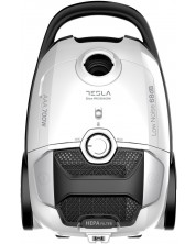 Ηλεκτρική σκούπα Tesla bag - BG400W Silent Pro, HEPA, λευκό/μαύρο