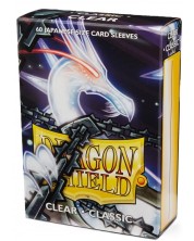 Προστατευτικά καρτών Dragon Shield Sleeves - Small Clear (60 τεμ.)