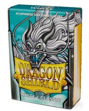 Προστατευτικά καρτών Dragon Shield Sleeves - Small White (60 τεμ.)