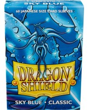 Προστατευτικά καρτών Dragon Shield Sleeves - Small Size Sky Blue (60 τεμ.)