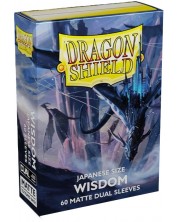 Προστατευτικά καρτών Dragon Shield Dual Wisdom Sleeves - Small Matte (60 τεμ.) -1