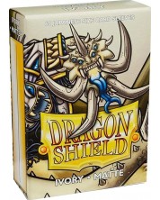 Προστατευτικά καρτών Dragon Shield Sleeves - Small Matte Ivory (60 τεμ.)