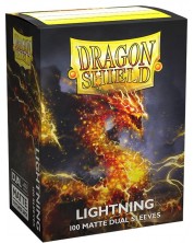 Προστατευτικά καρτών Dragon Shield Dual Sleeves - Matte Lightning (100 τεμ.)