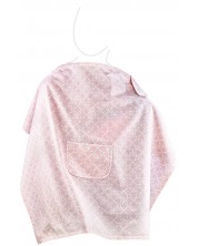 Ποδιά θηλασμού με τσέπη BabyJem - Pink -1