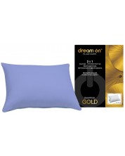 Προστατευτικό μαξιλαριού Dream On - Smartcel Gold, 50 х 70 cm, μπλε -1
