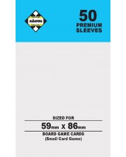 Προστατευτικά κάρτες Kaissa Premium Sleeves 59 x 86 mm (Small TCG) - 50 τεμ.