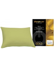 Προστατευτικό μαξιλαριού Dream On - Smartcel Gold, 50 x 70 cm, πράσινο -1