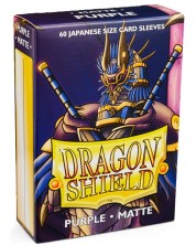 Προστατευτικά καρτών Dragon Shield Sleeves - Small Matte Purple (60 τεμ.) -1