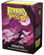 Προστατευτικά καρτών Dragon Shield Dual Wraith Sleeves - Matte (100 τεμ.)