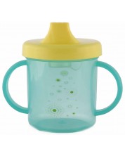 Μεταβατικό κύπελλο με λαβές Lorelli Baby Care - 210 ml, Πράσινο -1