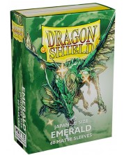 Προστατευτικά καρτών Dragon Shield Sleeves - Small Matte Emerald (60 τεμ.)