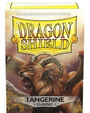 Προστατευτικά καρτών Dragon Shield Classic Sleeves -  Tangerine (100 τεμ.)