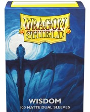 Προστατευτικά καρτών Dragon Shield Dual Wisdom Sleeves - Matte (100 τεμ.) -1