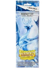 Προστατευτικά καρτών Dragon Shield Perfect Fit Sealable Sleeves - Clear (100 τεμ.)