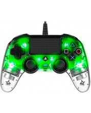 Χειριστήριο Nacon за PS4 - Wired Illuminated Compact Controller, crystal green