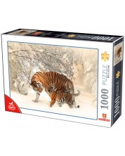 Παζλ Deico Games 1000 κομμάτια - Τίγρη -1