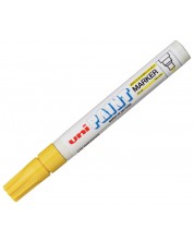 Ανεξίτηλος μαρκαδόρος Uniball με βάση λαδιού - Κίτρινος