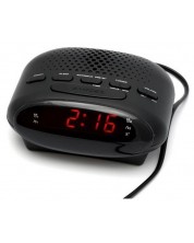 Ραδιοφωνική στήλη με ρολόι Diva - 2078, μαύρη