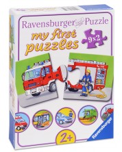 Παζλ Ravensburger 9 x 2 κομμάτια - Μηχανήματα έκτακτης ανάγκης