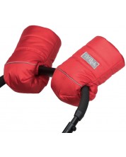 Γάντια για καρότσι  γενικής χρήσης με μαλλί DoRechi  -κόκκινα -1